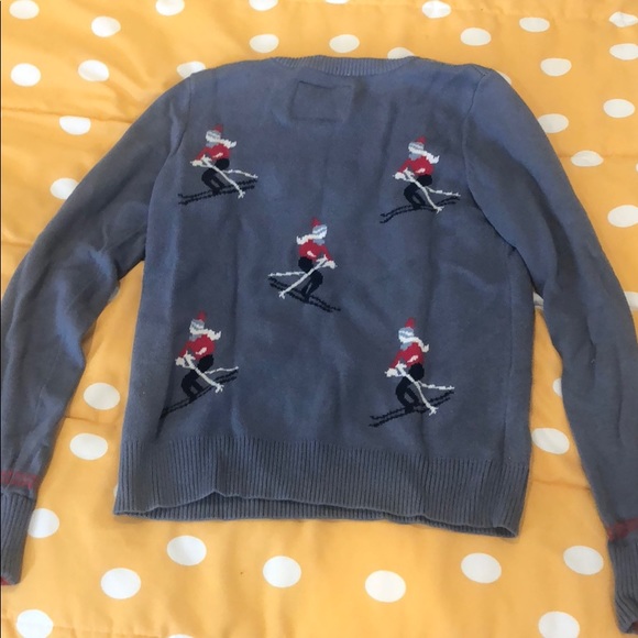 ABERCROMBIE SKI GREY crewneck SWEATER - Picture 3 of 5